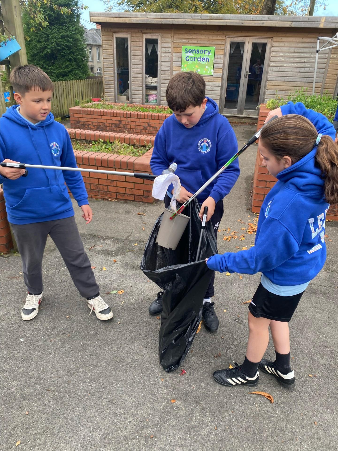 Our daily litter picks